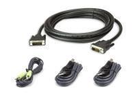USB-DVI-D KVM кабель ATEN 2L-7D03UDX4